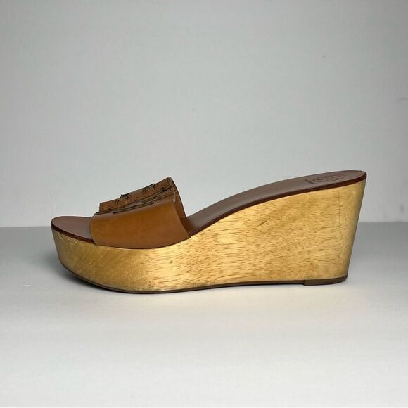 Tory Burch Women's Ines Wedge Platform Slide Sandals Size 10 - Picture 6 of 13